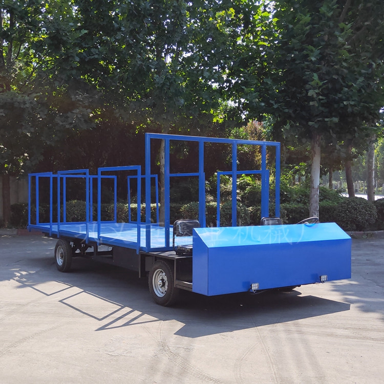 電動(dòng)平板車(chē)成為景區(qū)轉(zhuǎn)運(yùn)漂流船的好幫手